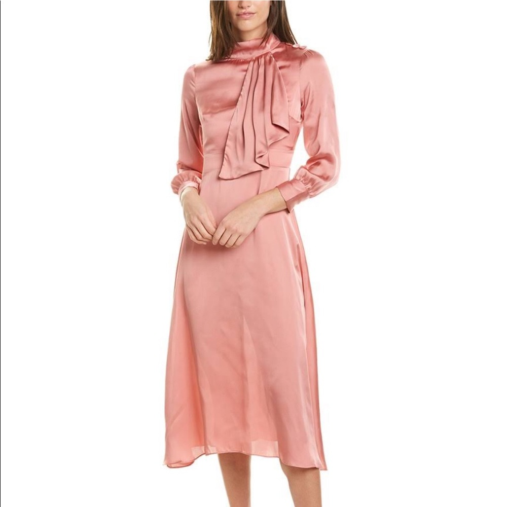 Alexia Admore Dusty Rose Pink midi dress